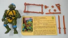 100% Complete 1988 Leonardo Figure TMNT Teenage Mutant Ninja Turtles Vintage Lot