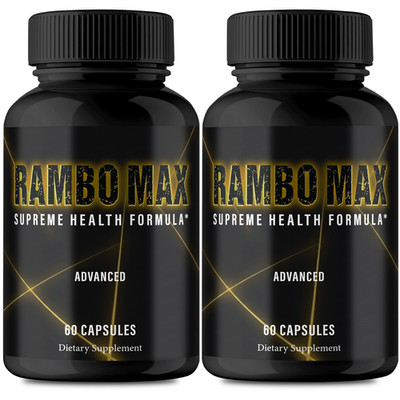 Rambo Max Advanced Premium Supplement Support Capsules (2 Pack)