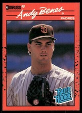 1990 Donruss #41b Andy Benes San Diego Padres Baseball Card