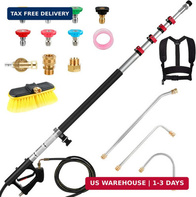 #ad Pressure Washer Extension Wand 24FT Gutter Cleaning Tools from The Ground with $185.23