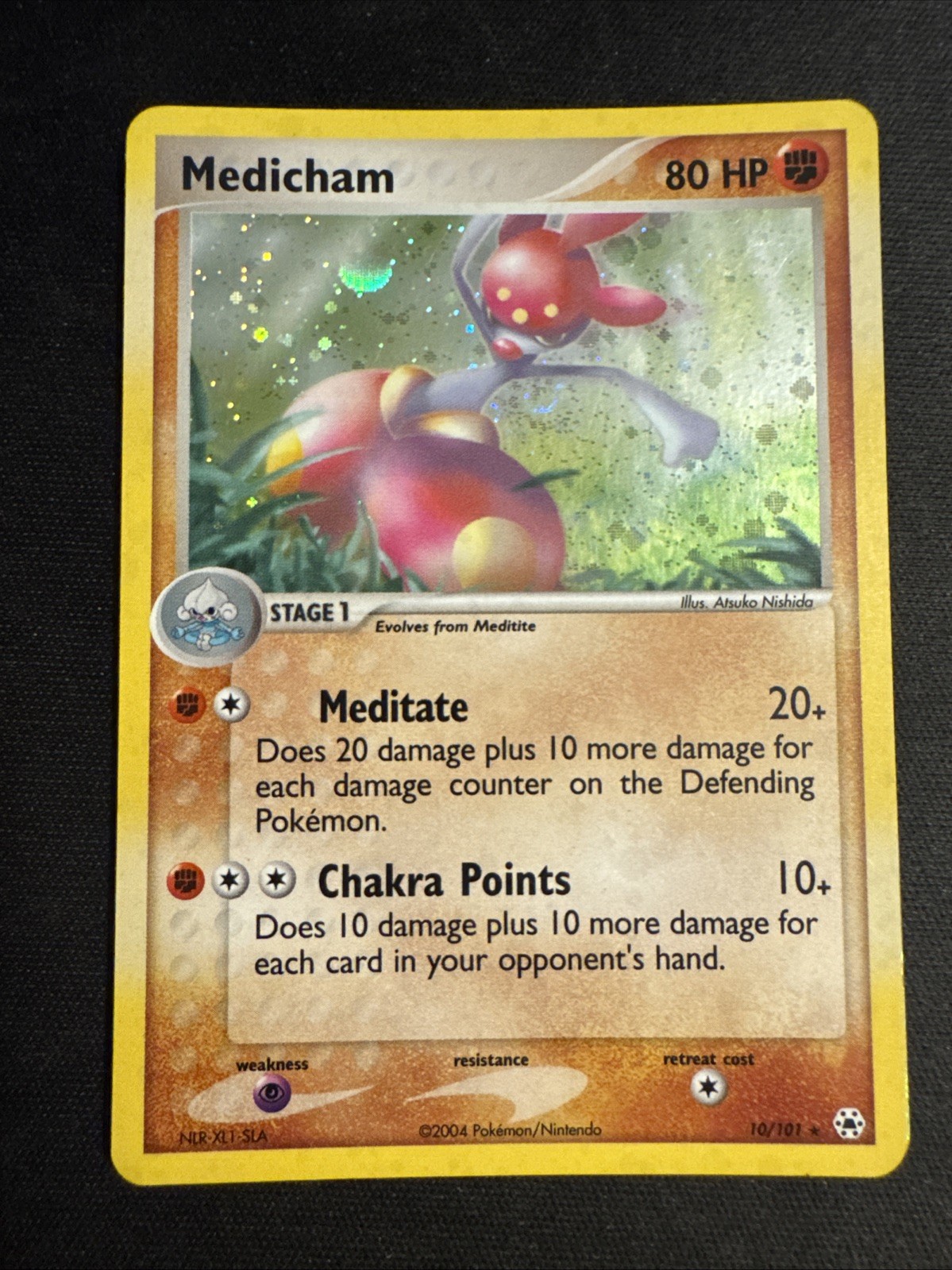 Pokemon TCG - Medicham 10/101 - EX Hidden Legends - Holo Rare