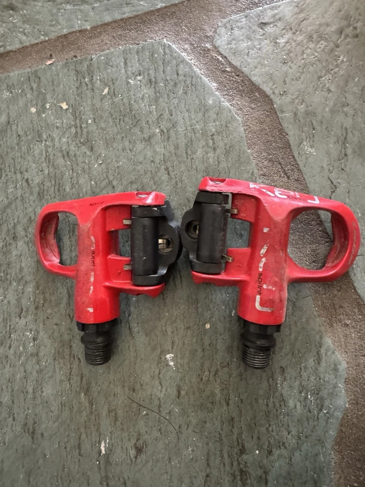 LOOK KEO Sprint Bicicleta de Carretera Sin Clip Ciclismo Par Pedales Rojo Carreras 9/16 Tri Foto 3 de 4