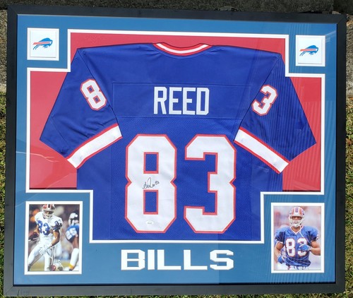 Andre Reed Autographed and Framed Bills Jersey JSA Authentication | eBay