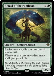 Herald of the Pantheon #898/1173 Commander Masters Rare