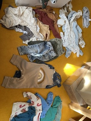 XXL Baby Kleiderpaket 68-74 Jungen Ca 50 Teile auf 2 Pakete verteilt 