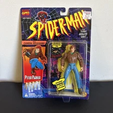 Vintage 1994 Spider-Man PETER PARKER Camera Accessory Action Figure Toy Biz SOC