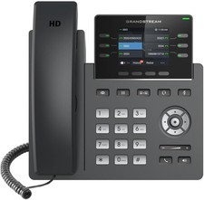 Grandstream GRP2613W 6 SIP Dual-Port Gigabit Ethernet IP Phone w/ Integrated PoE