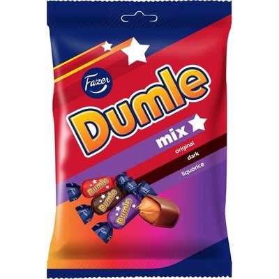 Fazer Dumle Mix 200g Nordic Toffee Bonbons Original Lakritz Zartbitter...