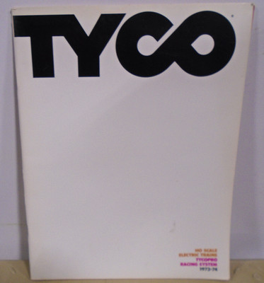 1973-74 TYCO HO SCALE SLOT CAR + TRAINS 48 PAGE DEALER CATALOG IN MINT CONDITION