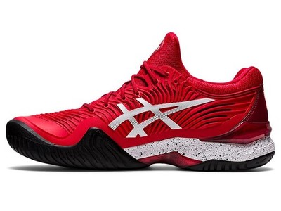 ASICS Court FF 2 Mens Tennis Shoes 11.5 Classic Red White Burgundy