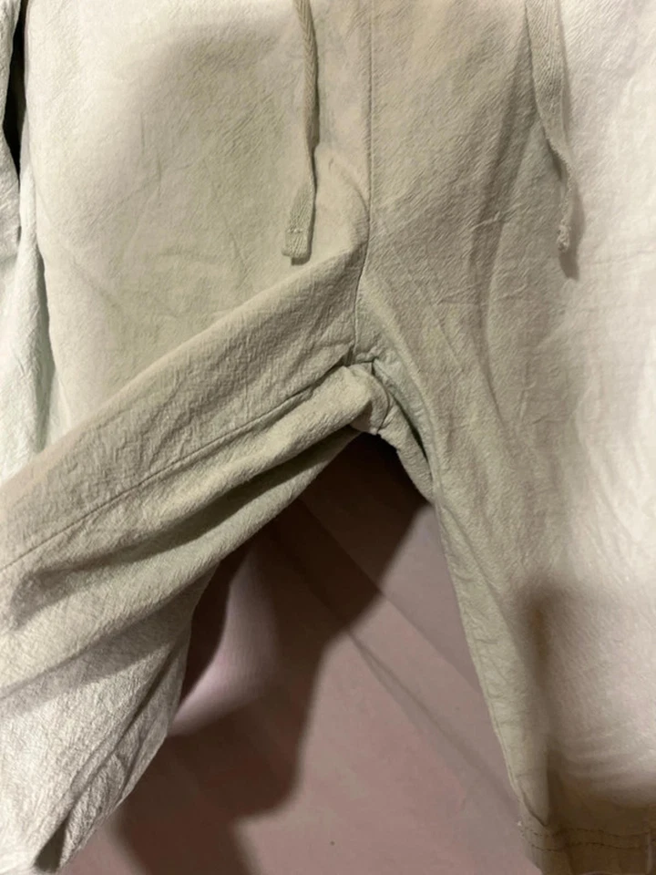 Women’s Yours Sage Green Cotton Elasticated Shorts Size 26-28 - Image 4 of 4