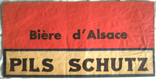 Ancien Chapeau Calot Tour de France : Brasserie - Bière d' Alsace PILS SCHUTZ .