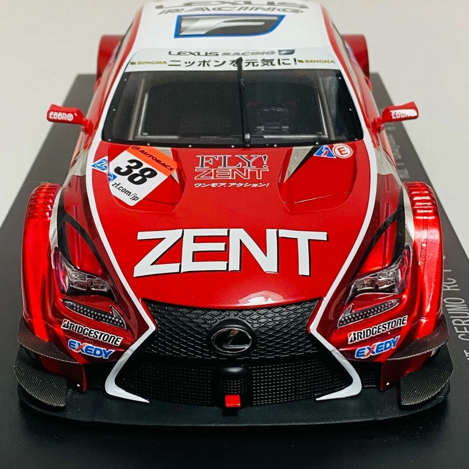 Near Mint EBBRO Lexus RC F GT500 2015 ZENT No.38 81028 1/18 Super GT JAPAN - Image 2 of 4
