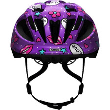 Casco Bici Bambina Viola Tg S 45-50 CM ABUS SMOOTY PURPLE KISS