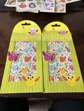 Owl Sticker Sheets Colorful Scrapbooking Cardmaking Journals