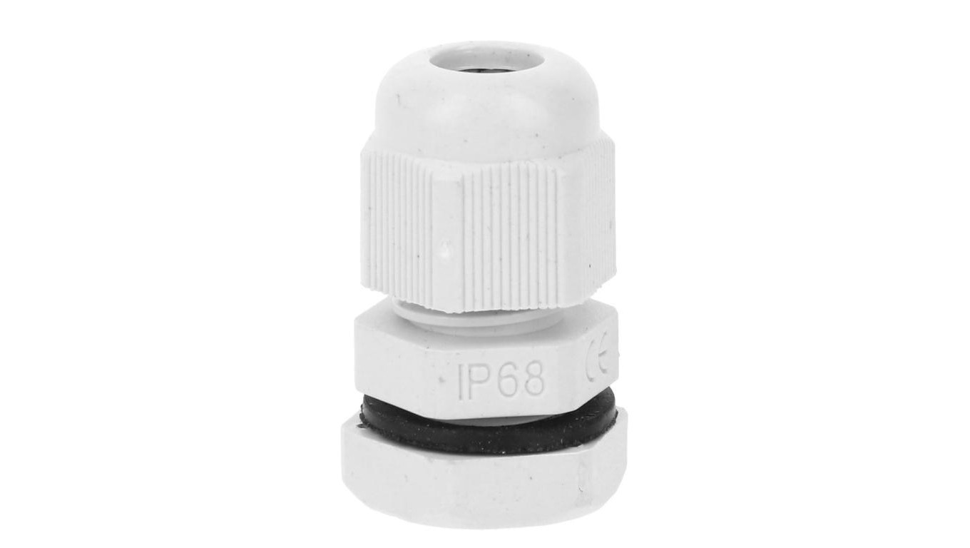 fi 3-6.5mm Cable Nipple M12 IP65 Grey Plastic 34.512 Straight