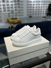 Alexander McQueen Sneakers White Paper Men's Little White shoes free shipping