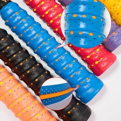 Stoßdämpfendes Anti-Rutsch Sport Overgrip Tape Schweißfest Griffband für Tennis B