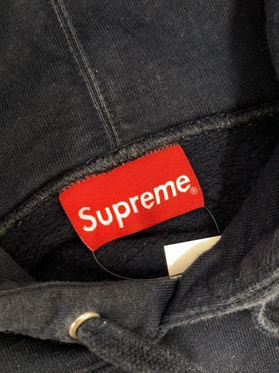 Supreme Felpa con Cappuccio L Cotone Navy Set In Logo Felpa con Cappuccio 19SS Usata