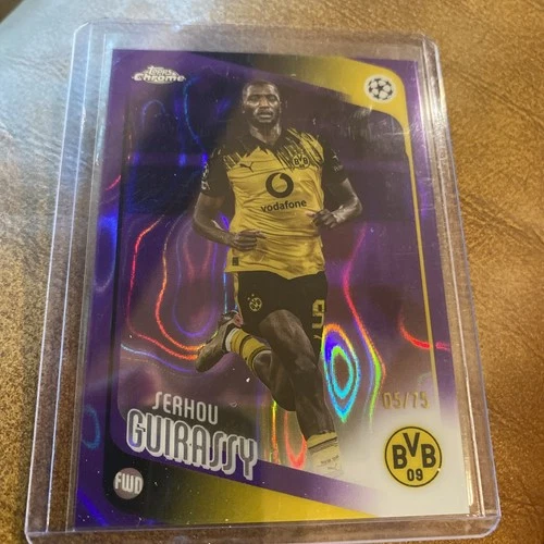2026 Topps Chrome Serhou Guirassy Purple /75