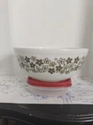 Vintage Pyrex  404 Mixing Bowl G+ Cond. 4 qt Spring Blossom Green Crazy Daisy