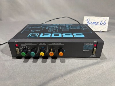 BOSS RRV-10 Digital Reverb 12-bit High Quality Effects Processor - Tested  Black