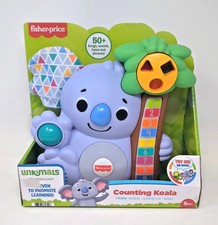 Fisher Price Counting Koala Linkimals- Plays Music Lights Up New 9M