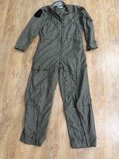 Vintage 1978 USAF CWU-27/P Nomex Flight Suit Coveralls 42L Military Pilot DSA100