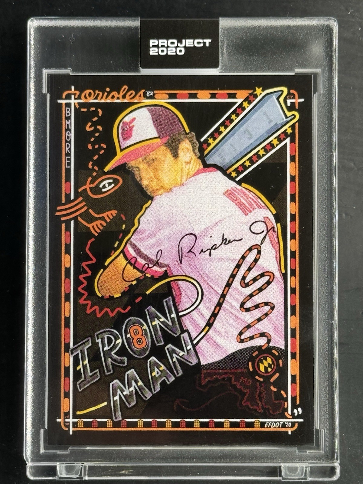 Cal Ripken Jr. Topps Project 2020 Card #173 by Efdot Print Run of 4509 Orioles