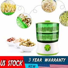 20W 2-Layer Bean Seed Sprouter Machine Household Automatic Bean Sprouts Machine