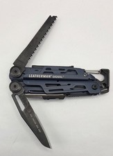 LEATHERMAN SIGNAL "Nocturnal Blue" USA Combo Blade 19 Tools Excellent Cond L-3