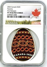 2023 Canada $20 Pysanka first release PF 70 Ultra Cameo NGC. FREE SHIPPING