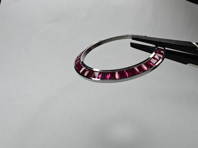 Rolex Daytona bezel Fits 116500, 116520, 116509, Red  