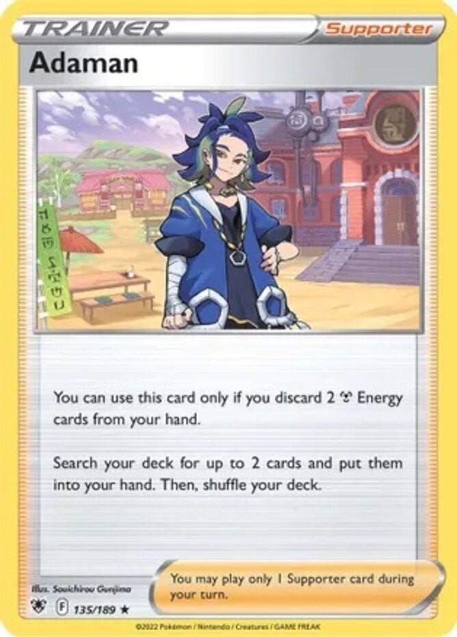 Adaman - 135/189 - Holo Rare - Lightly Played