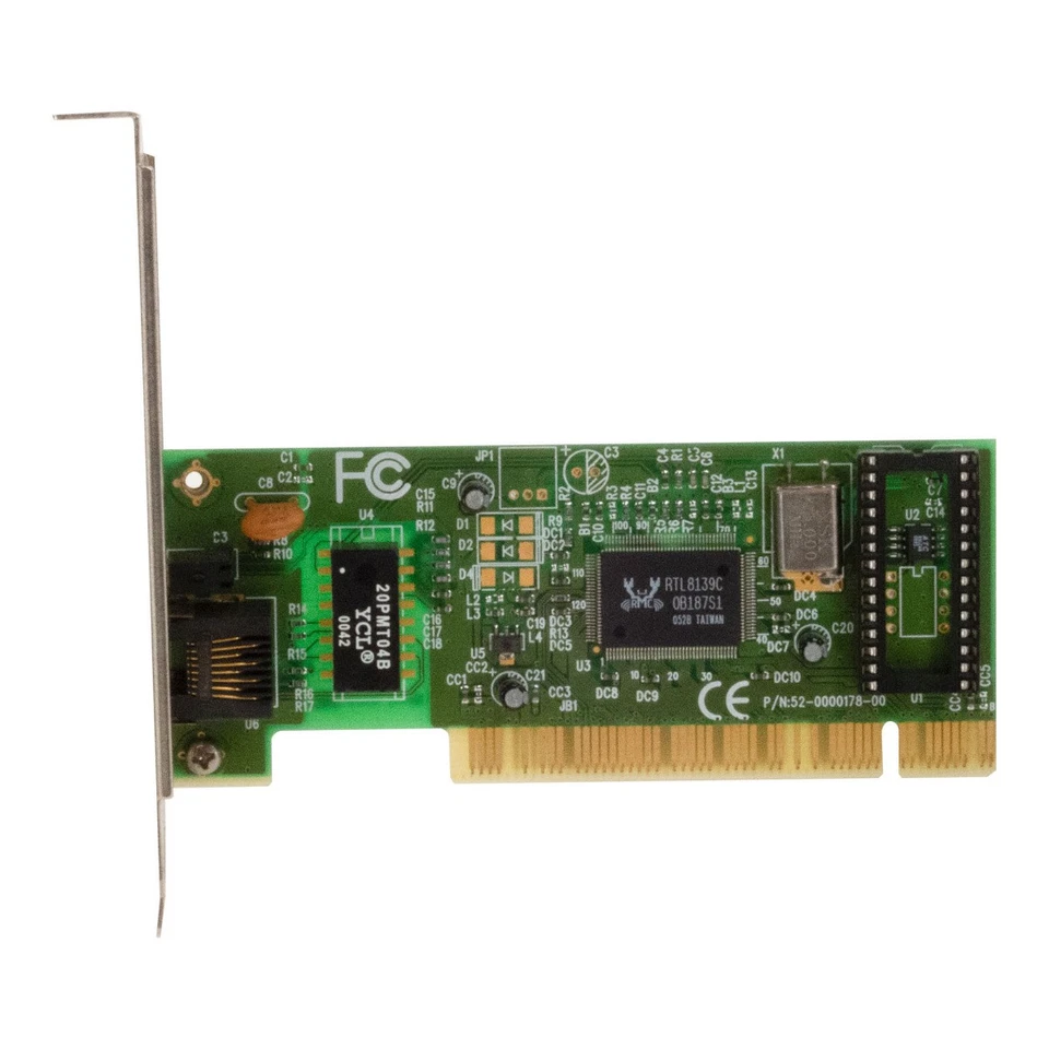 EDIMAX 52-0000178-00 10/100Mbps FAST ETHERNET ADAPTER RTL8139C PCI - Bild 2 von 2