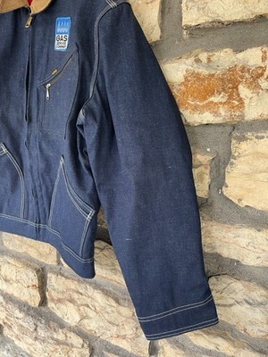 Vintage 70s Lee Men's Model 91-B Full Zip Quilted Lined Denim