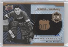 2015 Upper Deck A Piece of History 300 Win Club 1/10 Terry Sawchuk Patch HOF 0c3