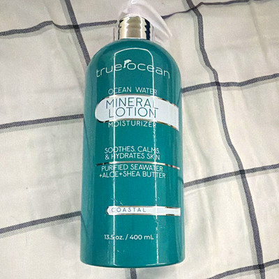 true+ocean Hydrating Mineral Lotion Moisturizer, Coastal Scent 13.5 oz/400 mL