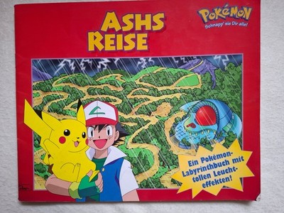 Pokémon Ashs Reise, Heft, Labyrinthbuch, 2000 Nintendo