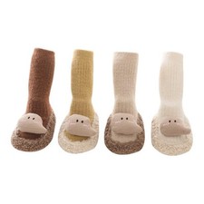 Baby Anti-slip Floor Socks Fuzzy Shoes Cartoon Outdoor Kids Toddler 0-2 Years