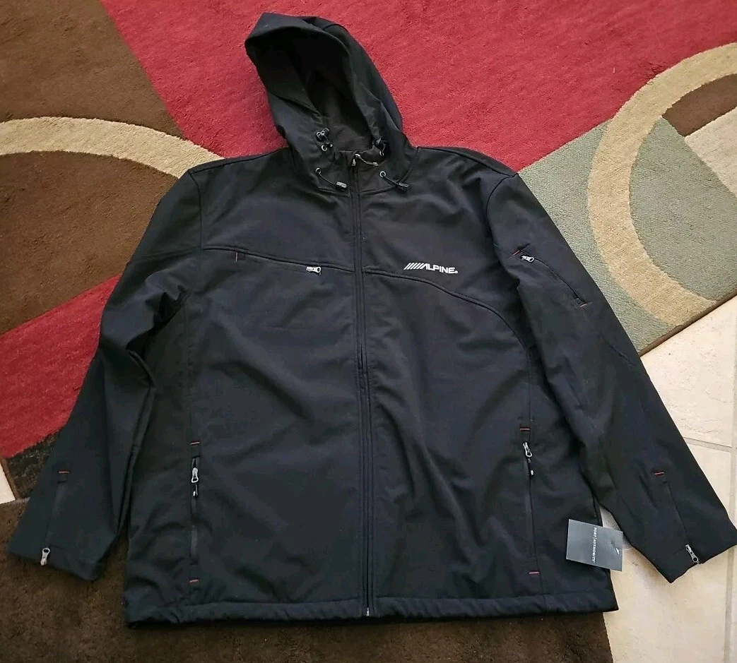 Port Authority Alpine Hooded Insulated Black Coat 2XL New With Tags