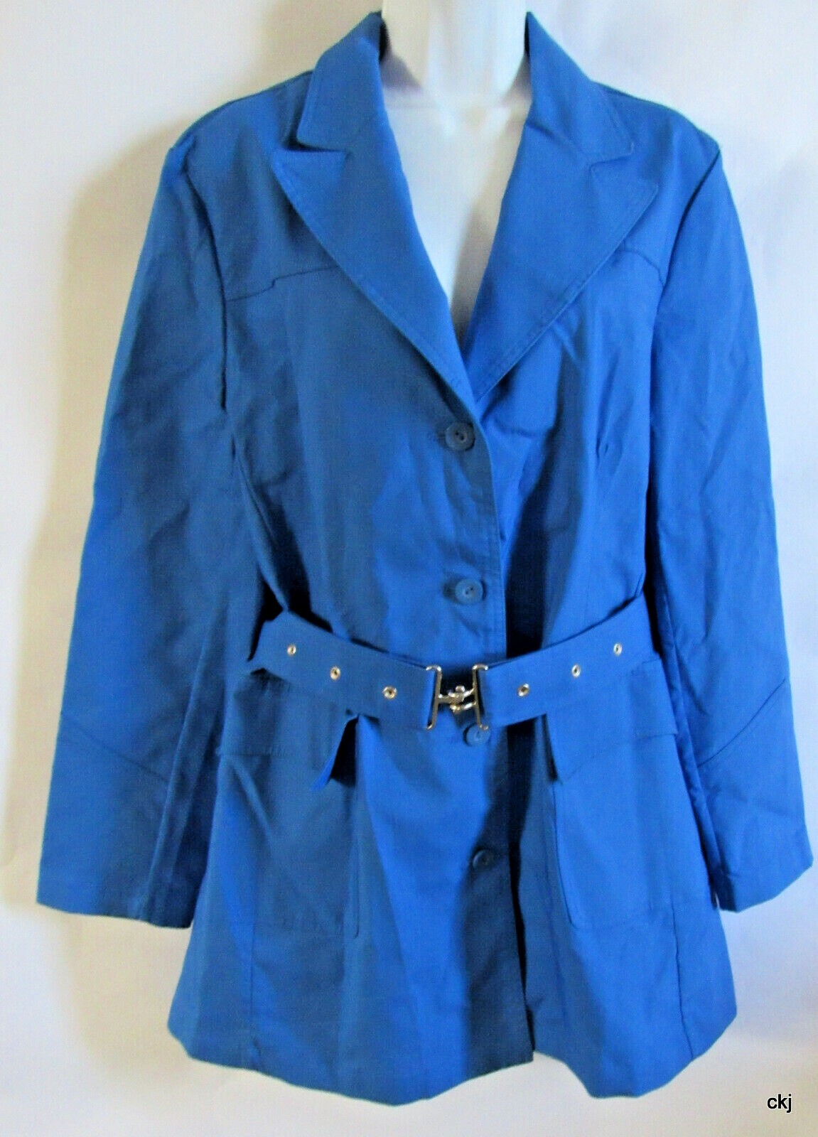 lightweight belted jacket