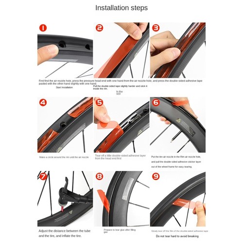 NOPP Special Adhesive Tubular Rim Tapes 5m Tire Tubular Adhesive Glue Tapes - Picture 6 of 8