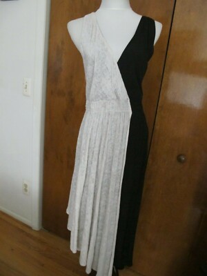 Anthropologie Maeve womens black noir lined evening dress size large NWT |  eBay