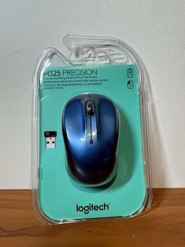 Logitech M325 Wireless Mouse Blue - Picture 1 of 2