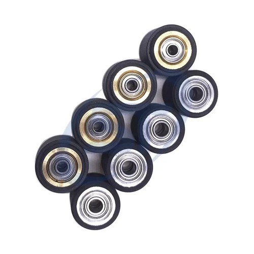 6x Pinch Roller 5x11x19mm for Summa Plotter Vinyl Cutter With Clips 395-401 - Picture 3 of 38