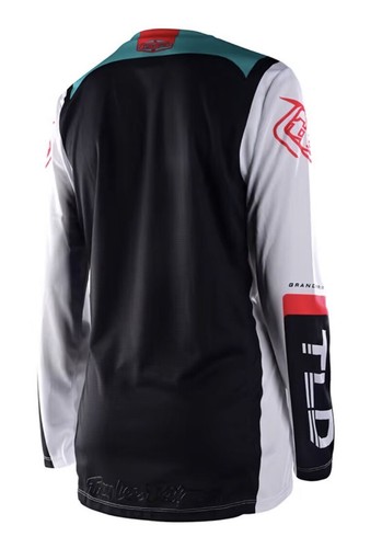 TLD WOMENS GP JERSEY BRAZEN WHITE 30854701 - Picture 2 of 4