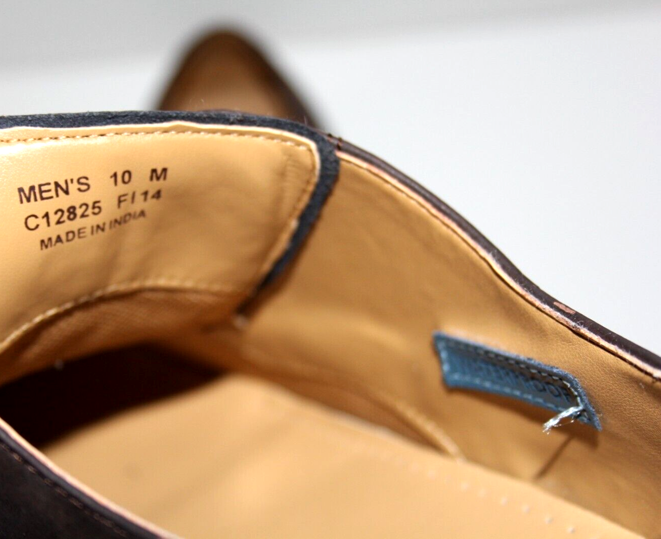 SAOLA Scarpe eleganti uomo COLE HAAN pelle marrone C12825 impermeabili taglia 10 M