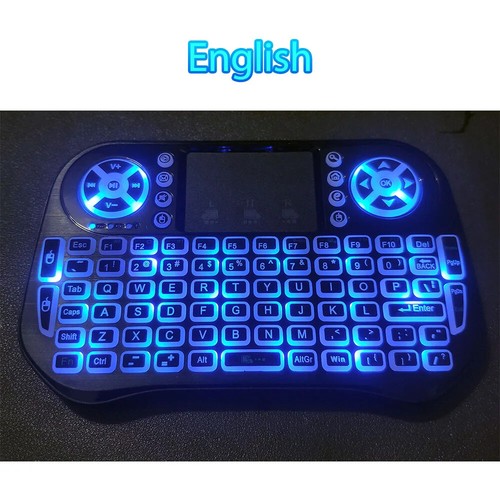 Mini Wireless Bluetooth Keyboard Backlit USB Multi-Language for TV Box & PC - Picture 16 of 19