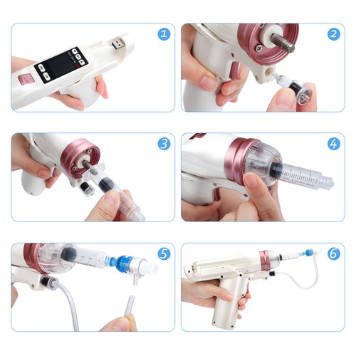 Hydro Vacuum Mesotherapy Gun Meso Water Injection Injector Facial Skin Care - Picture 16 of 16